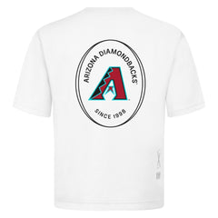 Arizona Diamondbacks Levelwear Signet Oversized Luxe Signature Knit T-Shirt | MLB For sale