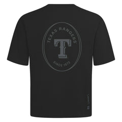 Texas Rangers Levelwear Signet Oversized Luxe Signature Knit T-Shirt | MLB US