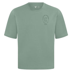 Cleveland Guardians Levelwear Signet Oversized Luxe Signature Knit T-Shirt | MLB Shop