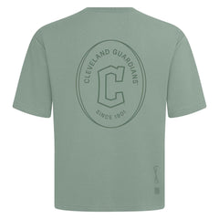 Cleveland Guardians Levelwear Signet Oversized Luxe Signature Knit T-Shirt | MLB Shop