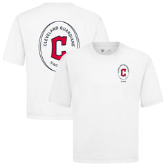 Cleveland Guardians Levelwear Signet Oversized Luxe Signature Knit T-Shirt | MLB Shop