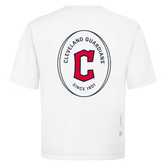 Cleveland Guardians Levelwear Signet Oversized Luxe Signature Knit T-Shirt | MLB Shop