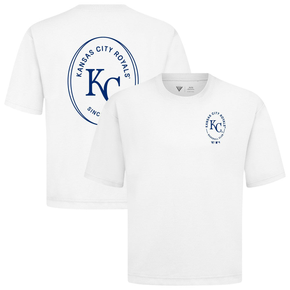 Kansas City Royals Levelwear Signet Oversized Luxe Signature Knit T-Shirt | MLB Near me