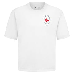 Boston Red Sox Levelwear Signet Oversized Luxe Signature Knit T-Shirt | MLB Near me