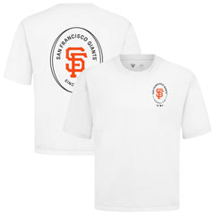 San Francisco Giants Levelwear Register Oversized Luxe Signature Knit T-Shirt | MLB Shop