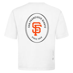 San Francisco Giants Levelwear Register Oversized Luxe Signature Knit T-Shirt | MLB Shop