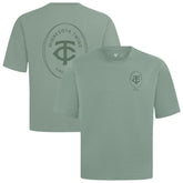 Minnesota Twins Levelwear Register Oversized Luxe Signature Knit T-Shirt | MLB Outlet