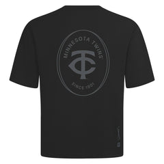 Minnesota Twins Levelwear Register Oversized Luxe Signature Knit T-Shirt | MLB Sale