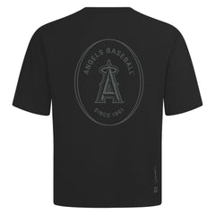 Los Angeles Angels Levelwear Register Oversized Luxe Signature Knit T-Shirt | MLB Shop
