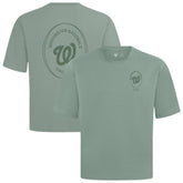Washington Nationals Levelwear Register Oversized Luxe Signature Knit T-Shirt | MLB For sale