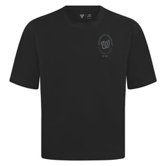 Washington Nationals Levelwear Register Oversized Luxe Signature Knit T-Shirt | MLB New