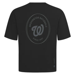 Washington Nationals Levelwear Register Oversized Luxe Signature Knit T-Shirt | MLB New