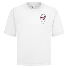 Washington Nationals Levelwear Register Oversized Luxe Signature Knit T-Shirt | MLB US