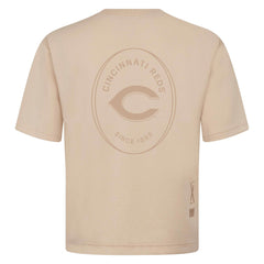 Cincinnati Reds Levelwear Register Oversized Luxe Signature Knit T-Shirt | MLB US