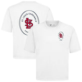 St. Louis Cardinals Levelwear Register Oversized Luxe Signature Knit T-Shirt | MLB Shop
