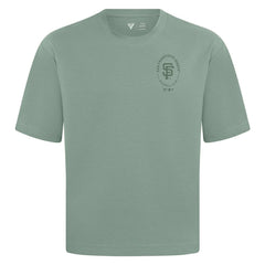 San Francisco Giants Levelwear Register Oversized Luxe Signature Knit T-Shirt | MLB For sale