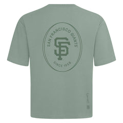 San Francisco Giants Levelwear Register Oversized Luxe Signature Knit T-Shirt | MLB For sale