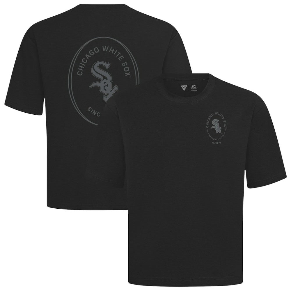Chicago White Sox Levelwear Register Oversized Luxe Signature Knit T-Shirt | MLB Near me
