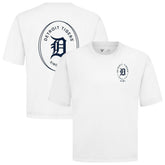 Detroit Tigers Levelwear Register Oversized Luxe Signature Knit T-Shirt | MLB For sale