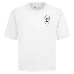 Detroit Tigers Levelwear Register Oversized Luxe Signature Knit T-Shirt | MLB For sale