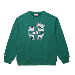 New York Jets Mitchell & Ness Jets In London Throw It Back Fleece Sweatshirt