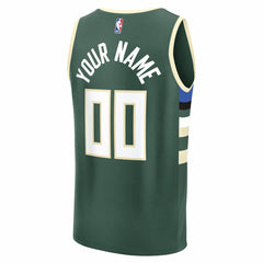 Milwaukee Bucks Fast Break Custom Jersey New