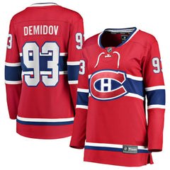 Ivan Demidov Montreal Canadiens Fanatics Women's Home Breakaway Player Jersey Sale