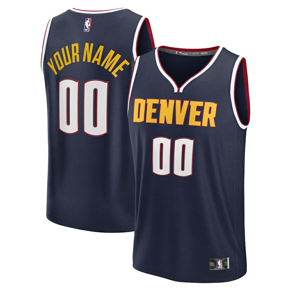Denver Nuggets Youth Fast Break Custom Replica Jersey sale Discount