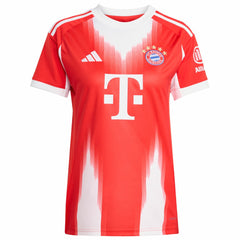 Bayern Munich Women's 2025/26 Home Replica Jersey Red - Adidas