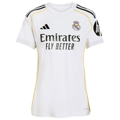 Real Madrid Women's 2025/26 Home Replica Jersey White - Adidas