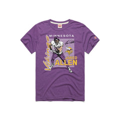 Minnesota Vikings Jared Allen Homage Unisex HOF Player Graphic Tri-Blend T-Shirt