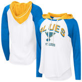 St. Louis Blues G-III 4Her by Carl Banks Women's MVP Hooded Long-Sleeve T-Shirt On Sale