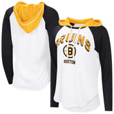 Boston Bruins G-III 4Her by Carl Banks Women's MVP Hooded Long-Sleeve T-Shirt Sale