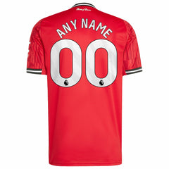 Manchester United Home 2025/26 Custom Replica Jersey Red - Adidas