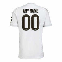 Real Madrid 2025/26 Home Replica Custom Jersey White - Adidas