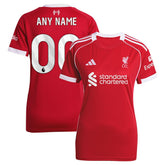 Liverpool Women's 2025/26 Home Custom Replica Jersey Red - Adidas