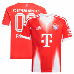 Bayern Munich Youth 2025/26 Home Replica Custom Jersey Red - Adidas