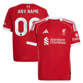 Liverpool Youth 2025/26 Home Custom Replica Jersey Red - Adidas
