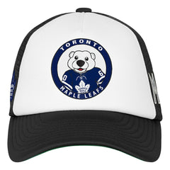 Toronto Maple Leafs Mitchell & Ness Youth Mascot Adjustable Trucker Hat For Sale