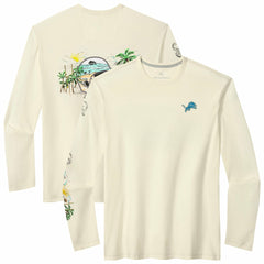 Detroit Lions Tommy Bahama Oasis Endzone Lux Long Sleeve T-Shirt