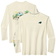 Carolina Panthers Tommy Bahama Oasis Endzone Lux Long Sleeve T-Shirt