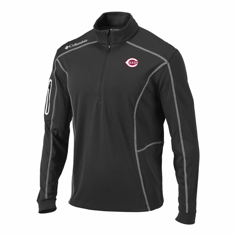Cincinnati Reds Columbia Omni-Wick Shotgun Quarter-Zip Pullover | MLB Near me