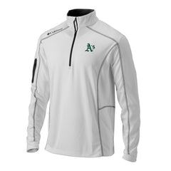 Athletics Columbia Omni-Wick Shotgun Quarter-Zip Pullover | MLB Discount