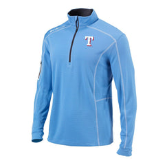 Texas Rangers Columbia Omni-Wick Shotgun Quarter-Zip Pullover | MLB US