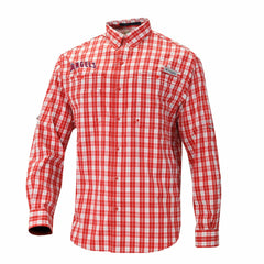 Los Angeles Angels Columbia Super Tamiami Omni-Shade Long Sleeve Button-Down Shirt | MLB Discount