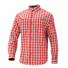 Cincinnati Reds Columbia Super Tamiami Omni-Shade Long Sleeve Button-Down Shirt | MLB Online