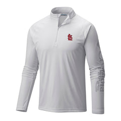 St. Louis Cardinals Columbia Terminal Tackle Omni-Wick Raglan Quarter-Zip Pullover | MLB New