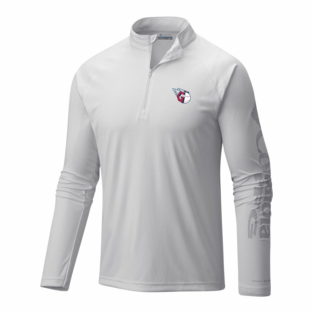 Cleveland Guardians Columbia Terminal Tackle Omni-Wick Raglan Quarter-Zip Pullover | MLB Near me