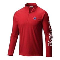 Chicago Cubs Columbia Terminal Tackle Omni-Wick Raglan Quarter-Zip Pullover | MLB Shop