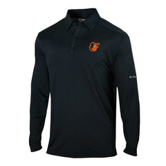 Baltimore Orioles Columbia Omni-Wick Pin High Long Sleeve Polo | MLB US